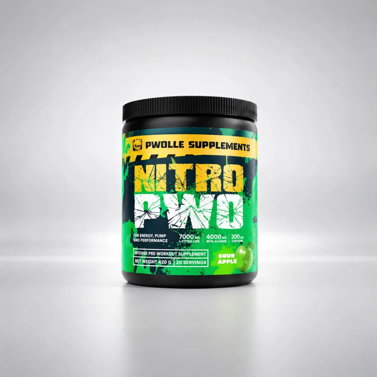 Pwolle Nitro Sour Apple pwo preworkout
