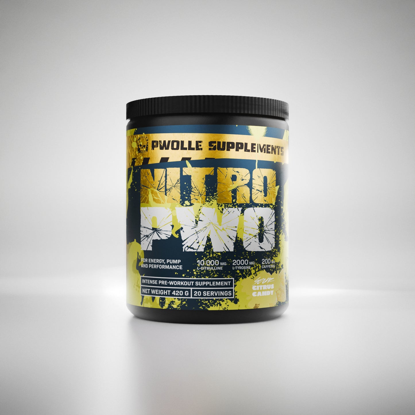 Pwolle Nitro - Citrus Candy Tingle Free