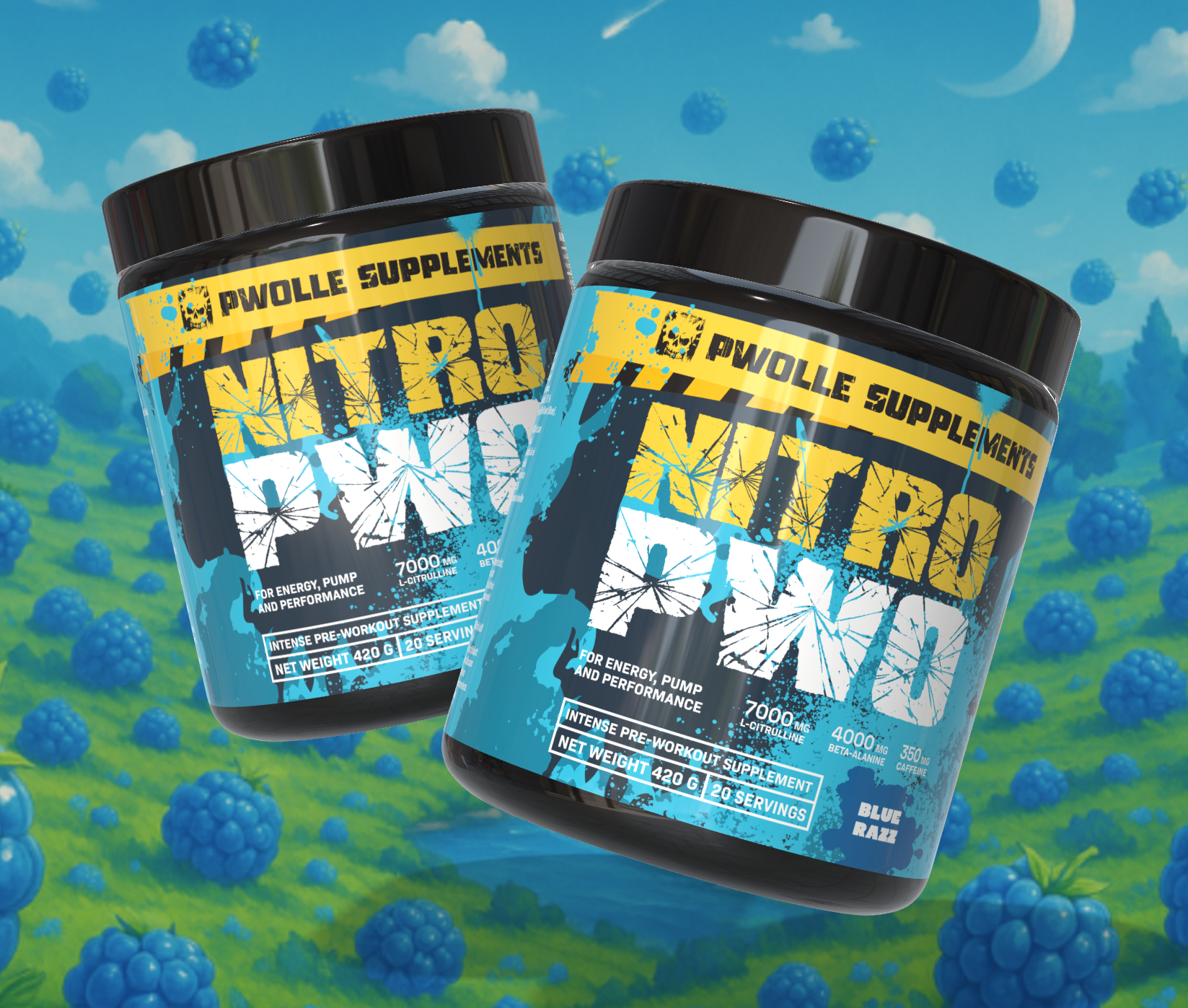 Pwolle Nitro - Blue Razz