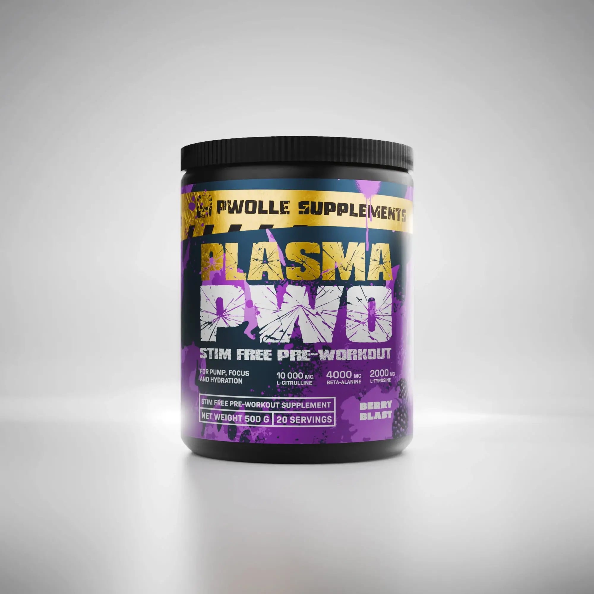 stimulant vapaa preworkout pwolle