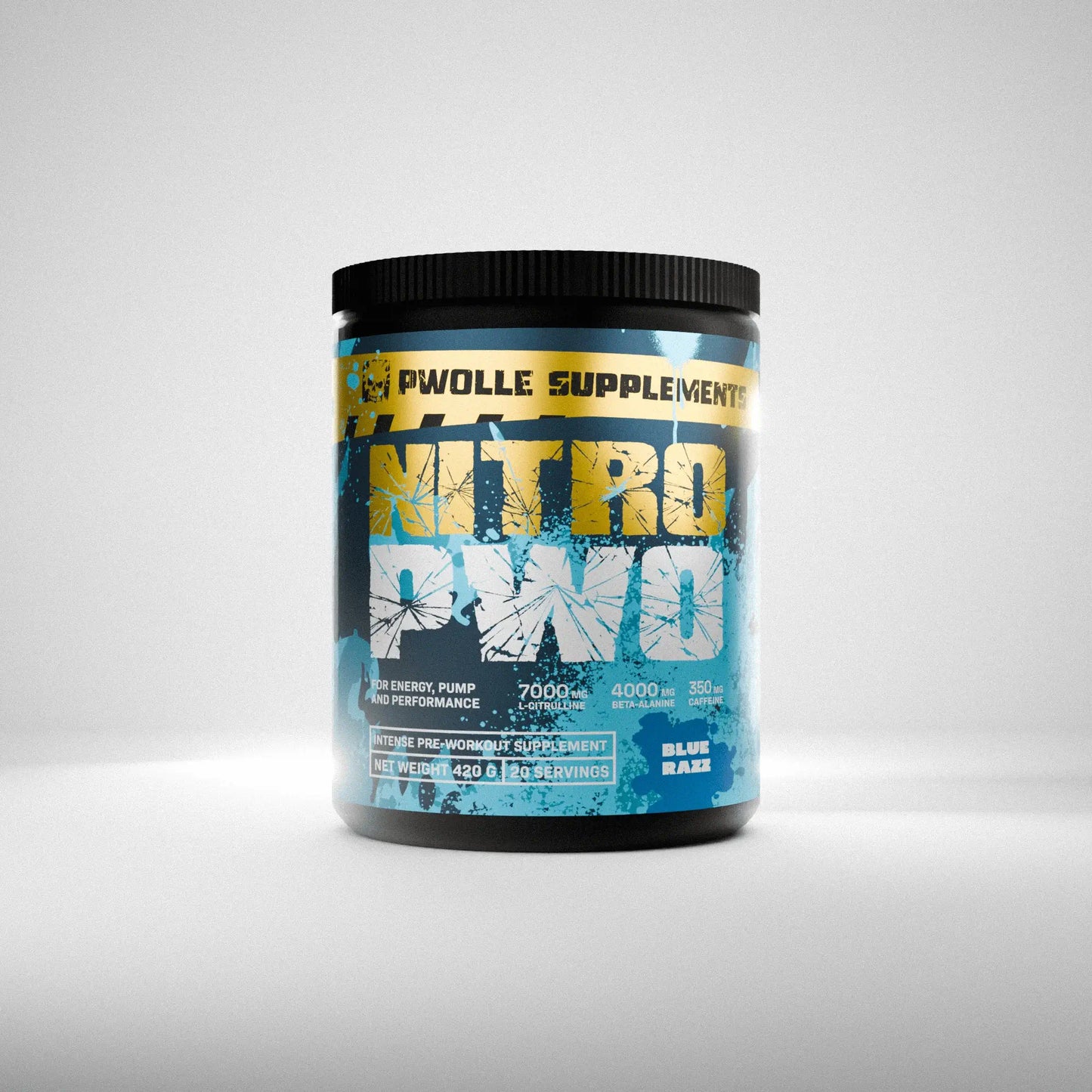 blue razz preworkout pwo pwolle