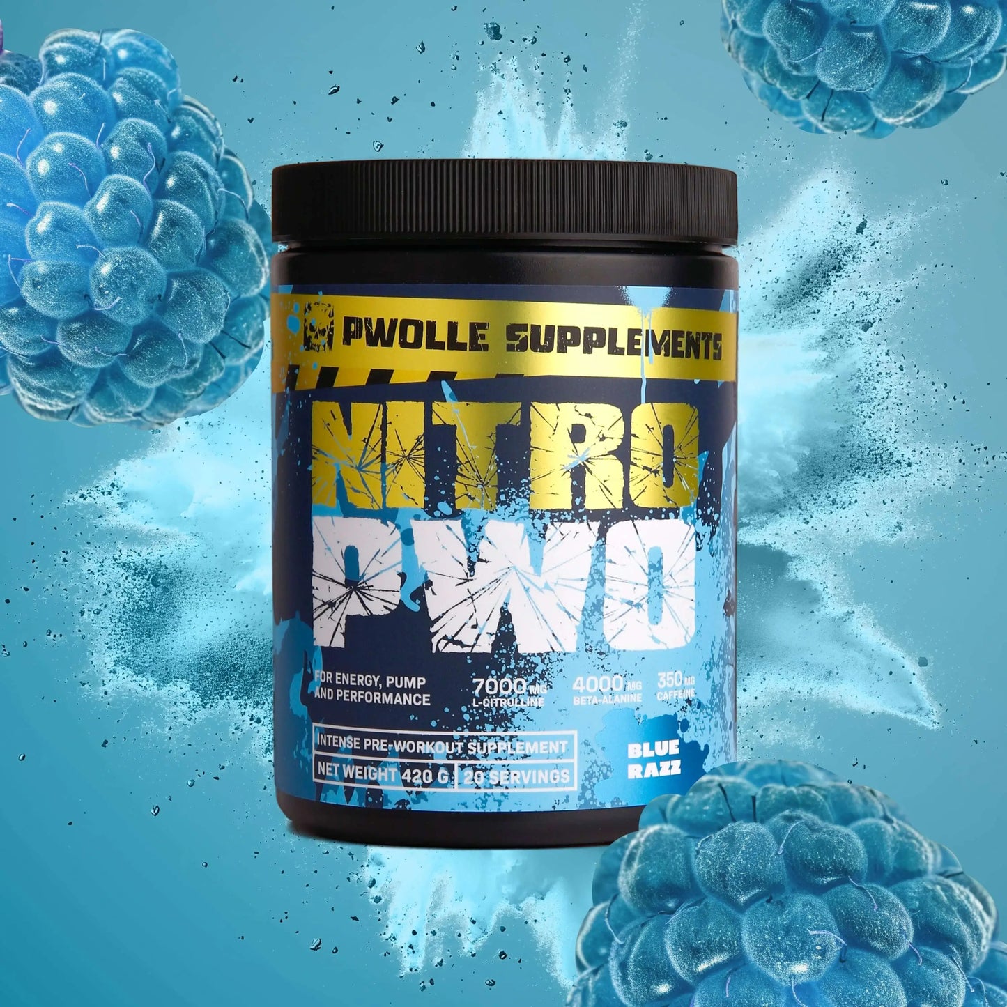 blueberry preworkout pwo pwolle